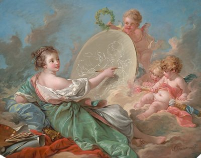 Allegori om maleri av François Boucher