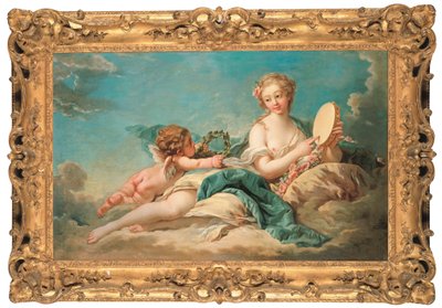 Clio, musen for historie og sang, 1758 av François Boucher