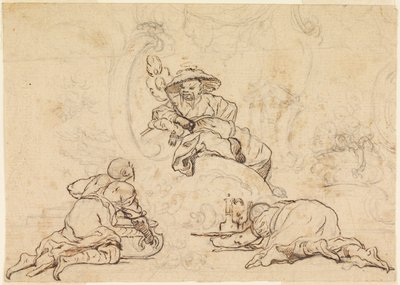 Design for Chinoiserie Ornament av François Boucher