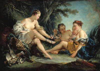 Dianas retur fra jakten, 1745. av François Boucher