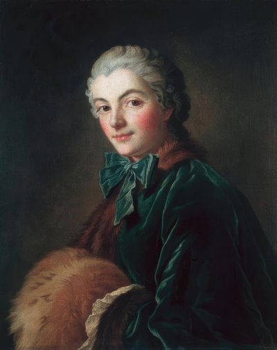 Ung kvinne i dempe av François Boucher