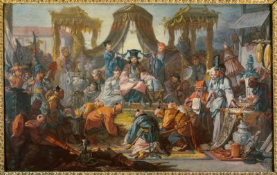 Publikum til keiseren av Kina av François Boucher