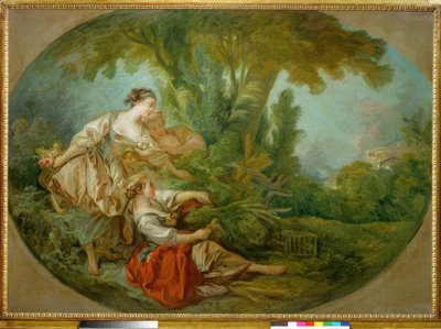 Kallet, sier Fuglen fanget i garnene av François Boucher