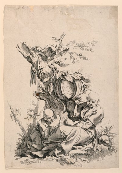 Le Gout (Smak) fra serien Les Cinq Senses (The Five Senses) av François Boucher