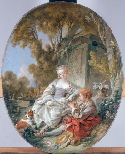 Flaggeolet-spilleren av François Boucher