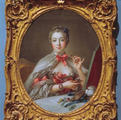Madame de Pompadour på toalettet. av François Boucher