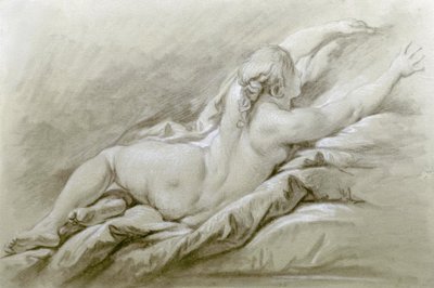 Liggende naken av François Boucher