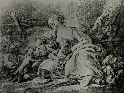 På vei til markedet av François Boucher
