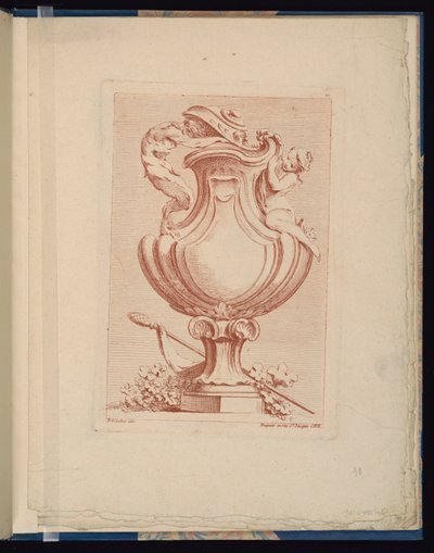 Tallerken 10, Livre de vases (bok med vaser) av François Boucher