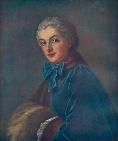 Portrett av en ung kvinne, 1700-tallet av François Boucher