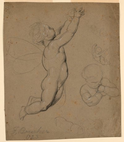 Studier av putti av François Boucher