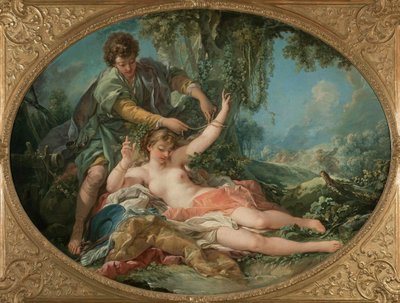 Sylvia frigjort av Aminta, 1755. av François Boucher