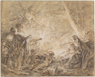 Hyrdenes tilbedelse av François Boucher