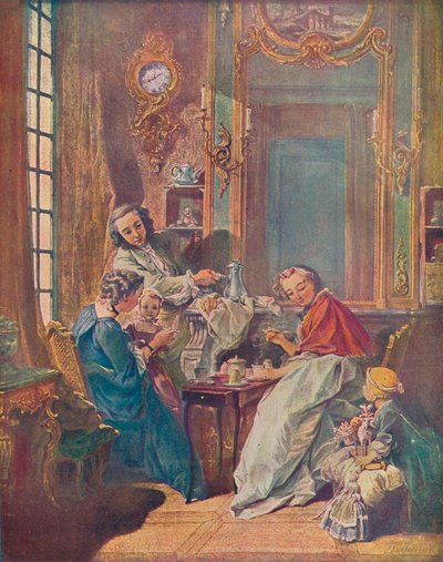 Ettermiddagsmåltidet, 1739 av François Boucher