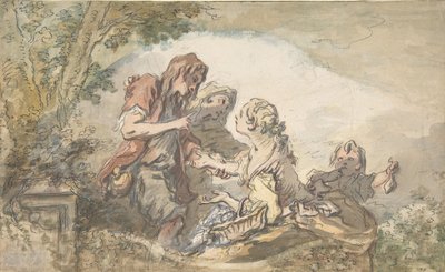 The Fortune Teller, 18th century.    1177189   no       norwegian Successfully Translated  Original: The sphinx Translat: The sphinx 1423321 no norwegian Successfully Translated Original: Vier zeilschepen op stil water Diverse schepen op het water (series  av François Boucher