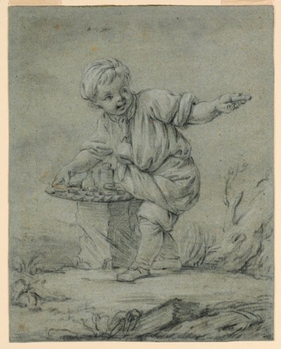 Den ungdommelige selgeren av François Boucher