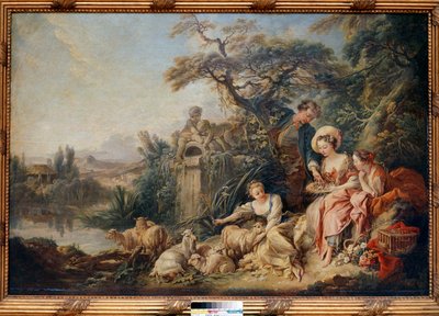 Hyrdens reir eller gaver av Francois Boucher (1703-1770) av François Boucher