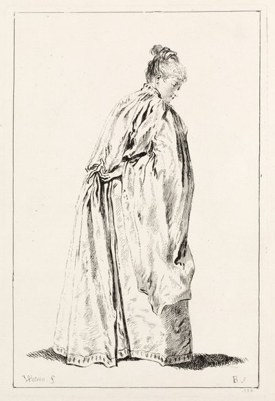 Kvinne Stående av François Boucher