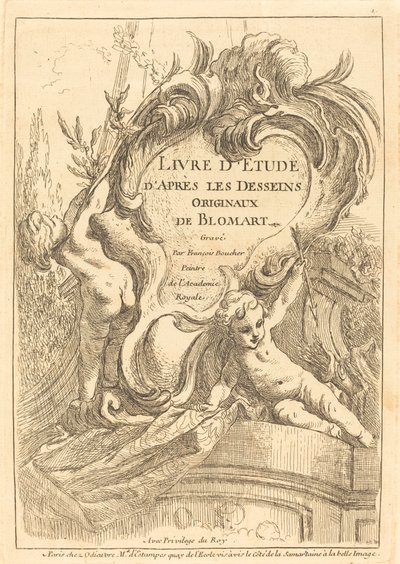 Tittelside av François Boucher after Abraham Bloemaert