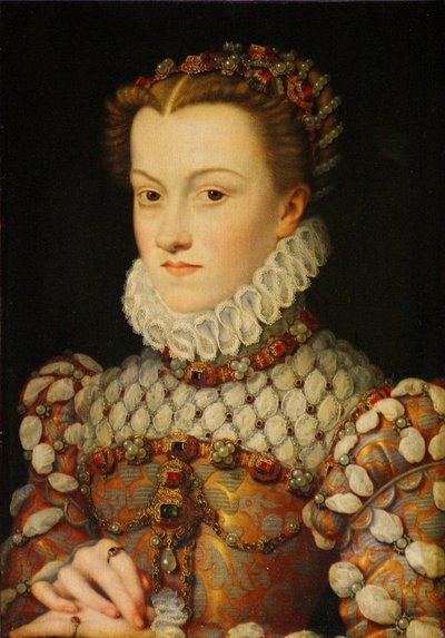 Elisabeth av Østerrike 15541592, dronning av Frankrike, ca 1571-1572 av François Clouet