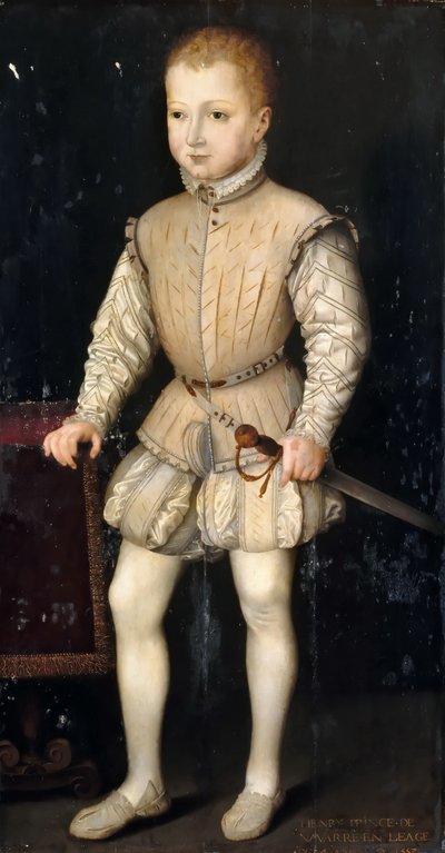 Henry IV av Frankrike som barn av François Clouet