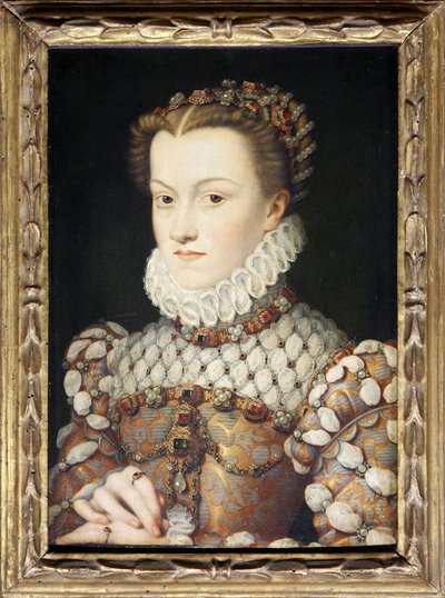 Portrett av Elisabeth av Østerrike av François Clouet