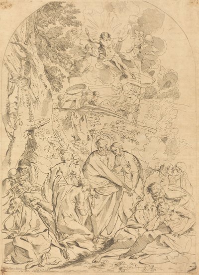 Oppstandelsen av François Collignon after Pietro Testa
