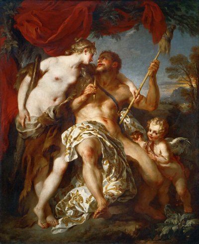 Hercules og Omphale av François Le Moyne