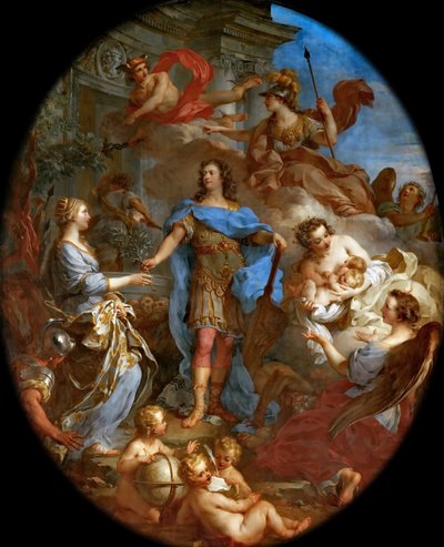Ludvig XV som bringer fred til Europa av François Le Moyne