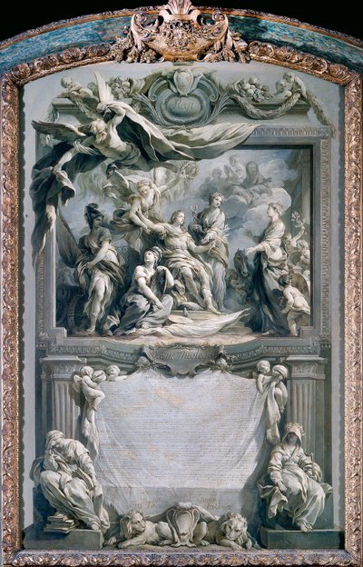 Ludvig XV gir fred til Europa av François Le Moyne