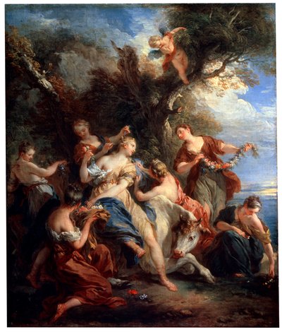The Rape of Europe, c1725 av François Lemoyne