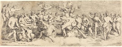 Bryllupsfesten til Amor og Psyke av François Perrier after Raphael