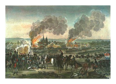 Erobringen av Ratisbon, 23. april 1809, c1850 av François Pigeot