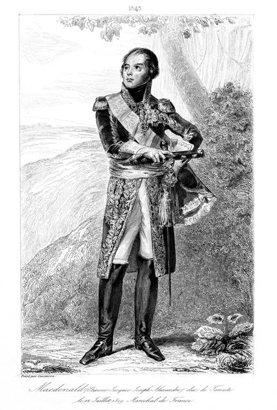 Etienne Jacques-Joseph-Alexandre MacDonald 1765-1840, hertug av Taranto og marskalk av Frankrike, 1839. av François Pigeot