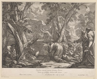 Elias i den brennende vognen av François Tortebat