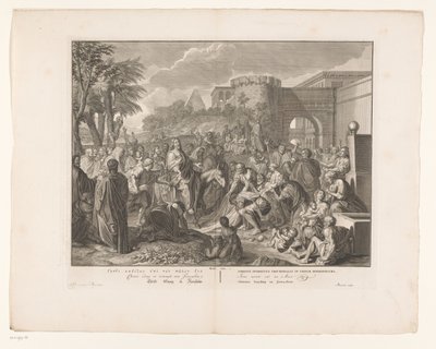 Kristi inntog i Jerusalem Kristi inntog i Jerusalem (tittel på objekt) av François van Bleyswijck