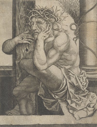 Kristus som sorgens mann, ca. 1522-25. av Frans Crabbe van Espleghem