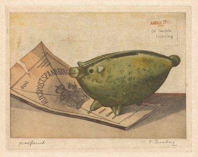 Den siste batchen (original tittel på objektet) av Frans Everbag (signed by artist)