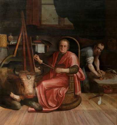 Sankt Lukas maler Madonnaen av Frans Floris