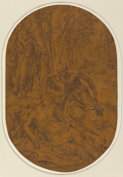 Diana og Endymion av Frans Floris I