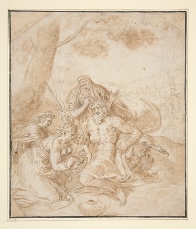 Fødsel av Bacchus av Frans Floris the Elder