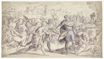 Josva sender budbringere til Ai History of Joshua (serietittel) av Frans Francken (I)