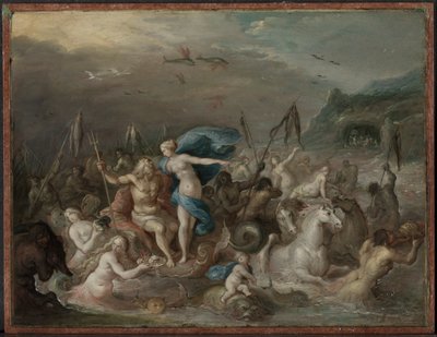 The Triumph of Neptun and Amphitrite, 1630-tallet. av Frans Francken