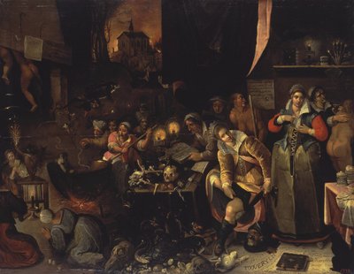 The Witches Kitchen, 1606 av Frans Francken the Younger