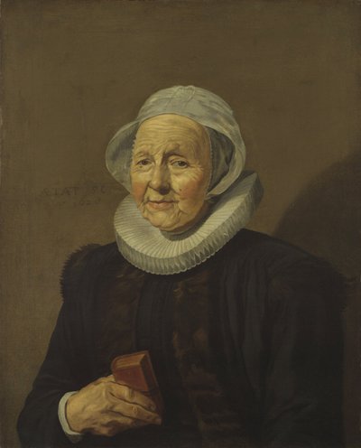 En gammel dame, 1628 av Frans Hals