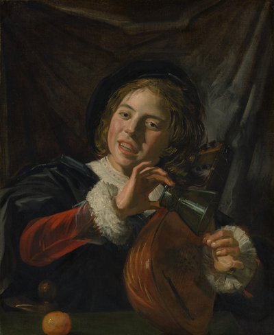Gutt med lut, ca. 1625. av Frans Hals