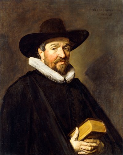 Portrett av Conrad Vietor av Frans Hals