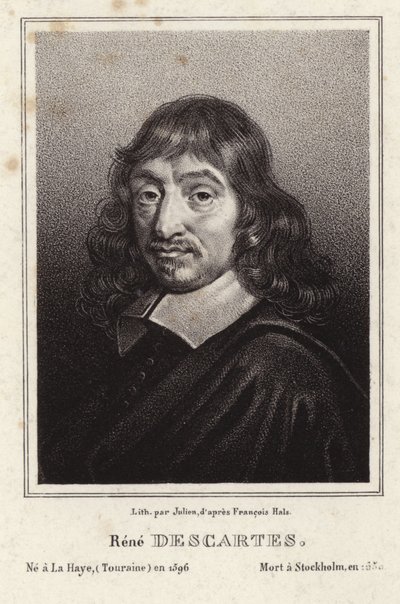 Portrett av Rene Descartes av Frans Hals