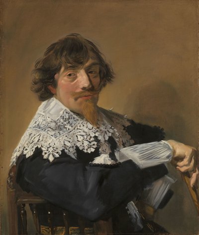 Portrett av en mann av Frans Hals
