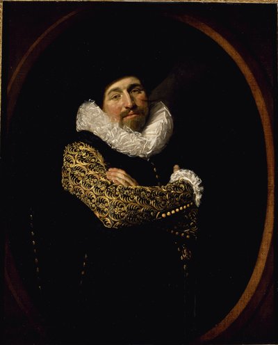 Portrett av en mann av Frans Hals